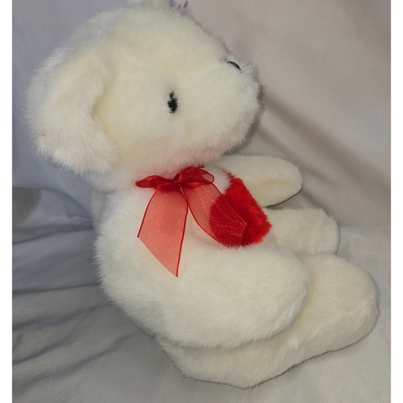 Vintage Valentine's Day Teddy Bears Walmart White Red Early 2000s Never Handled - Picture 14 of 16